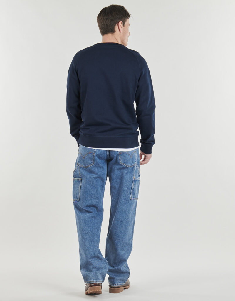 Felpe Timberland EXETER RIVER LOOPBACK CREW NECK SWEATSHIRT Marine - Felpe Abbigliamento Uomo - 4
