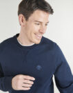 Felpe Timberland EXETER RIVER LOOPBACK CREW NECK SWEATSHIRT Marine - Felpe Abbigliamento Uomo - 5