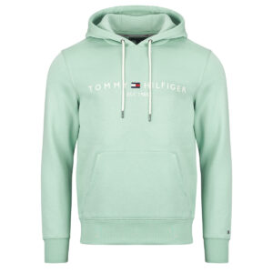 Felpa uomo Tommy Hilfiger  TOMMY LOGO HOODY  Verde Tommy Hilfiger 8721289725690