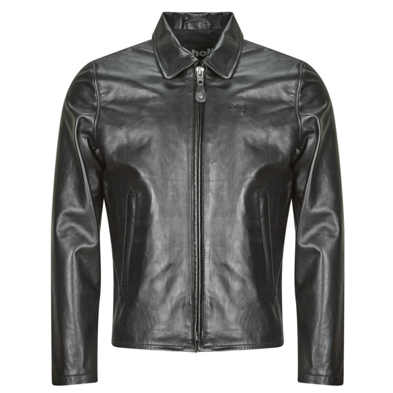 Giacca in pelle Schott LC 5100 LIGHT Nero Giacche in pelle Uomo - 1