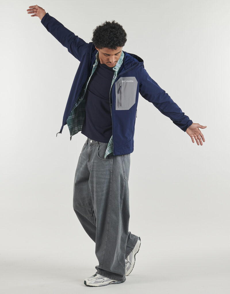 Columbia Tall Heights III Softshelljacke mit Kapuze, Marineblau, Herrenjacken - Gr&ouml;&szlig;e 3