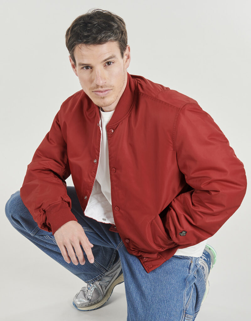 Chaqueta deportiva Schott roja para hombre - 5