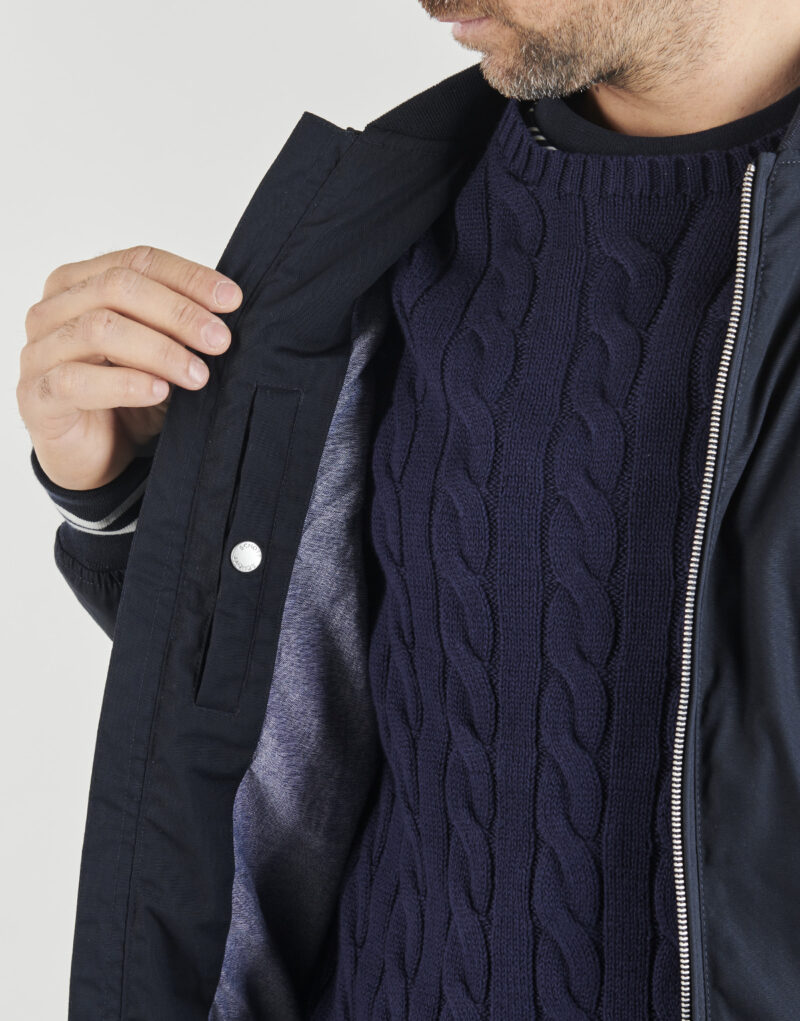 Chaqueta Schott UNIVERSITY Marine para hombre - 5