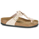 BIRKENSTOCK Gizeh Smooth / Pelle / Fiore / Light / Rosa / Regular Rosa Infradito Donna - 2