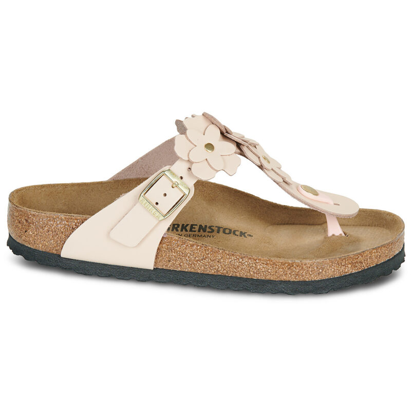 BIRKENSTOCK Gizeh Smooth / Pelle / Fiore / Light / Rosa / Regular Rosa Infradito Donna - 2