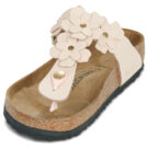 BIRKENSTOCK Gizeh Smooth / Pelle / Fiore / Light / Rosa / Regular Rosa Infradito Donna - 3
