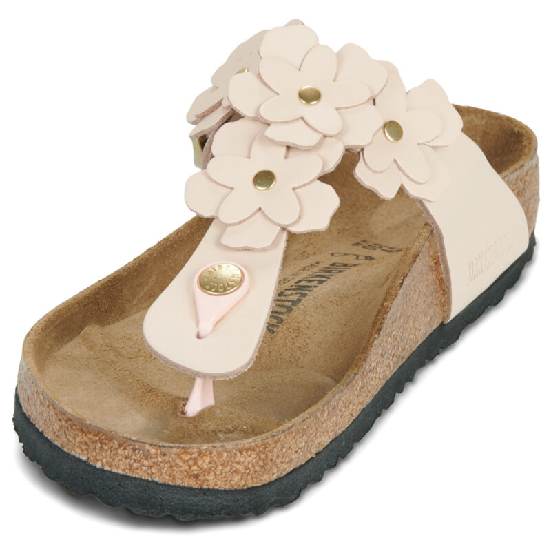 BIRKENSTOCK Gizeh Smooth / Pelle / Fiore / Light / Rosa / Regular Rosa Infradito Donna - 3