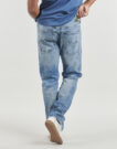 Slim-Jeans G-Star Raw STREEM SLIM TAPERED Blaue Herren-Slim-Jeans - 4
