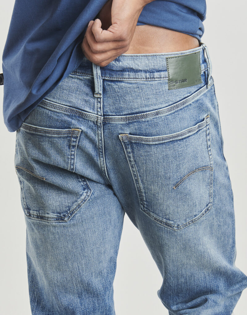 Slim-Jeans G-Star Raw STREEM SLIM TAPERED Blaue Herren-Slim-Jeans - 5