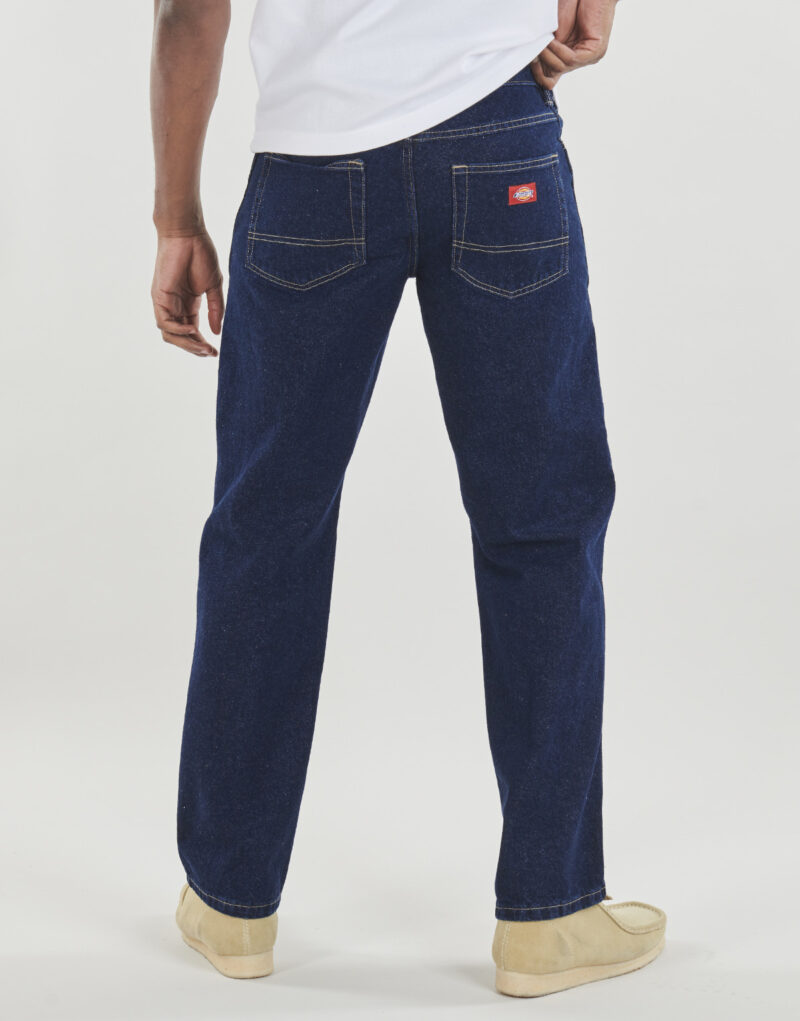 Jeans Dickies 983 REGULAR STRAIGHT JEANS RINSED Blu Jeans Uomo - 4