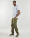 Pantalone Chino Lee REGULAR CHINO Kaki - Pantaloni Chino Uomo - 3
