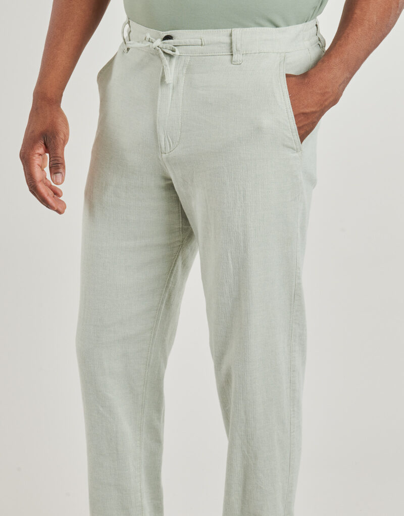 Pantalone Chino Selected SLH172-SLIMTAPE BRODY Verde Pantaloni Chino Uomo - 5