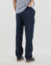 Pantalone Chino Selected SLH196-STRAIGHT JEREMY LINEN Marine Pantaloni Chino Uomo - 4
