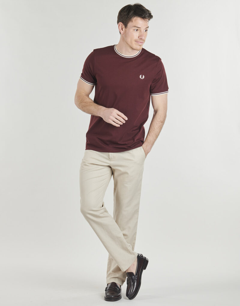 Pantalone Chino Selected SLH196-STRAIGHT MILES LINEN BLEND Beige Pantaloni Chino Uomo - 2