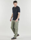 Pantalone Chino Selected SLH196-STRAIGHT MILES LINEN BLEND Verde Pantaloni Chino Uomo - 3
