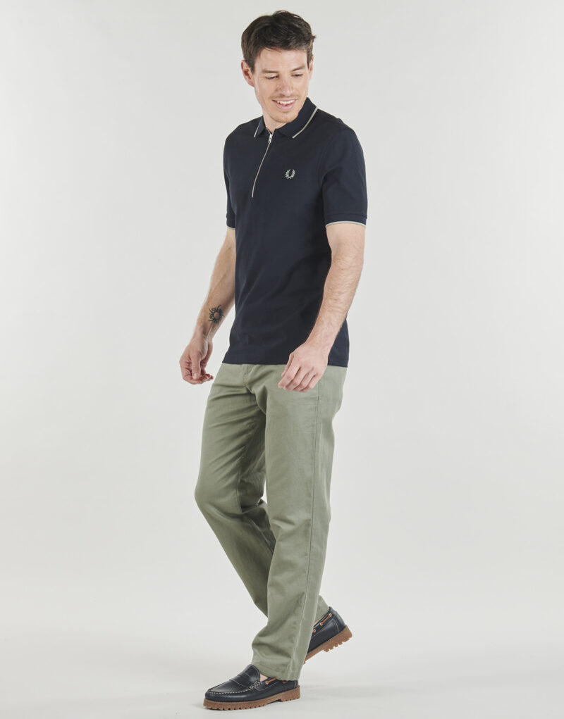 Pantalone Chino Selected SLH196-STRAIGHT MILES LINEN BLEND Verde Pantaloni Chino Uomo - 3