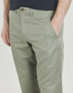 Pantalone Chino Selected SLH196-STRAIGHT MILES LINEN BLEND Verde Pantaloni Chino Uomo - 5