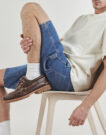 Shorts Dickies 993 11 POUCES CARPENTER SHORT JEANS CLASSIC BLUE Bleu Shorts Homme - 5