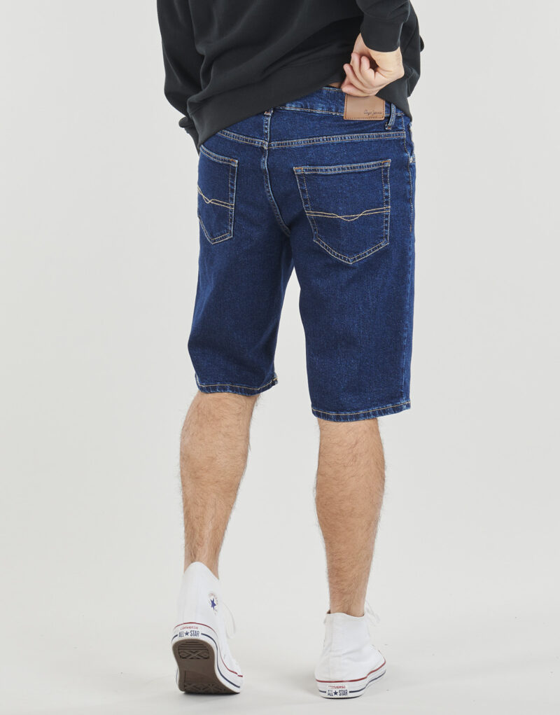 Pantaloni corti Pepe jeans STRAIGHT SHORT CASH Marine Pantaloni corti Uomo - 4