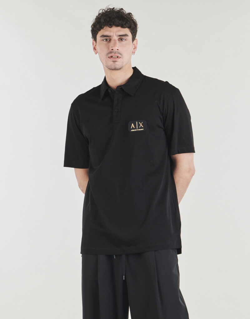 Polo Armani Exchange XM002232 Polo noir homme - 2