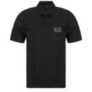 Polo Armani Exchange XM002232 Polo noir homme - 1
