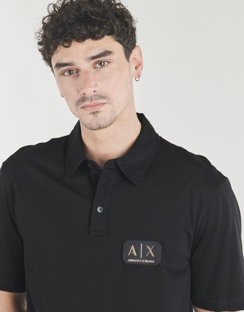 Polo Armani Exchange XM002232 Polo noir homme - 5