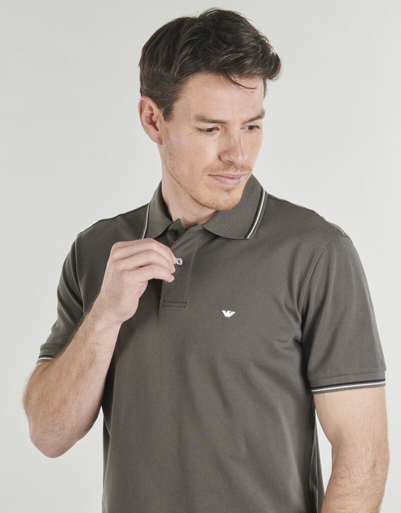 Polo Emporio Armani Polo kaki pour homme EM004607 - 5
