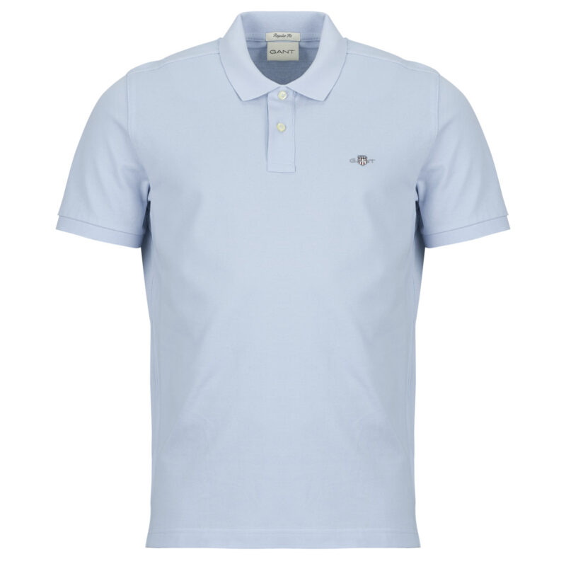 Polo shirt Gant REG SHIELD SS PIQUE POLO Blue - Men's Polo - 1