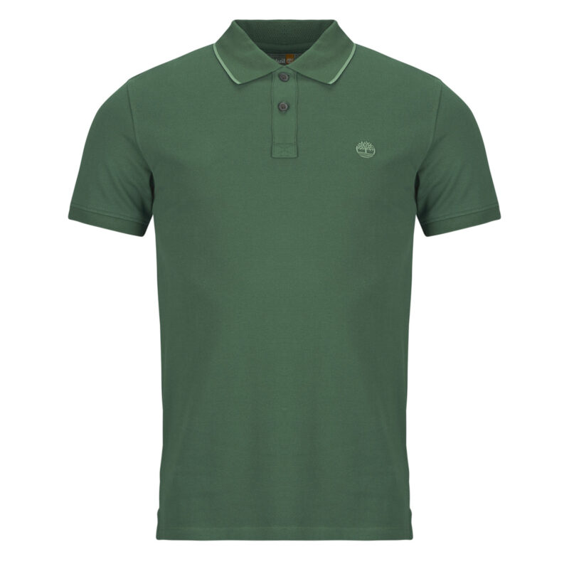 Timberland Millers River Printed Polo Green Men's Polo - 1