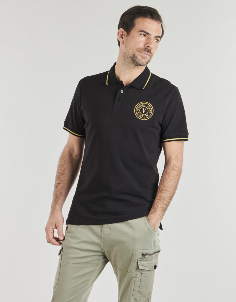 Polo Versace Jeans Couture 80GAGT03 Nero Polo Uomo - 2