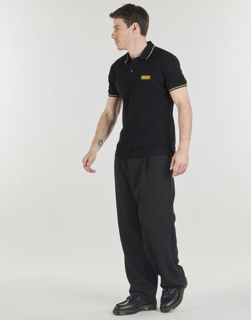 Versace Jeans Couture Polo 80GAGT05 Schwarzes Herren-Polohemd - Gr&ouml;&szlig;e 3