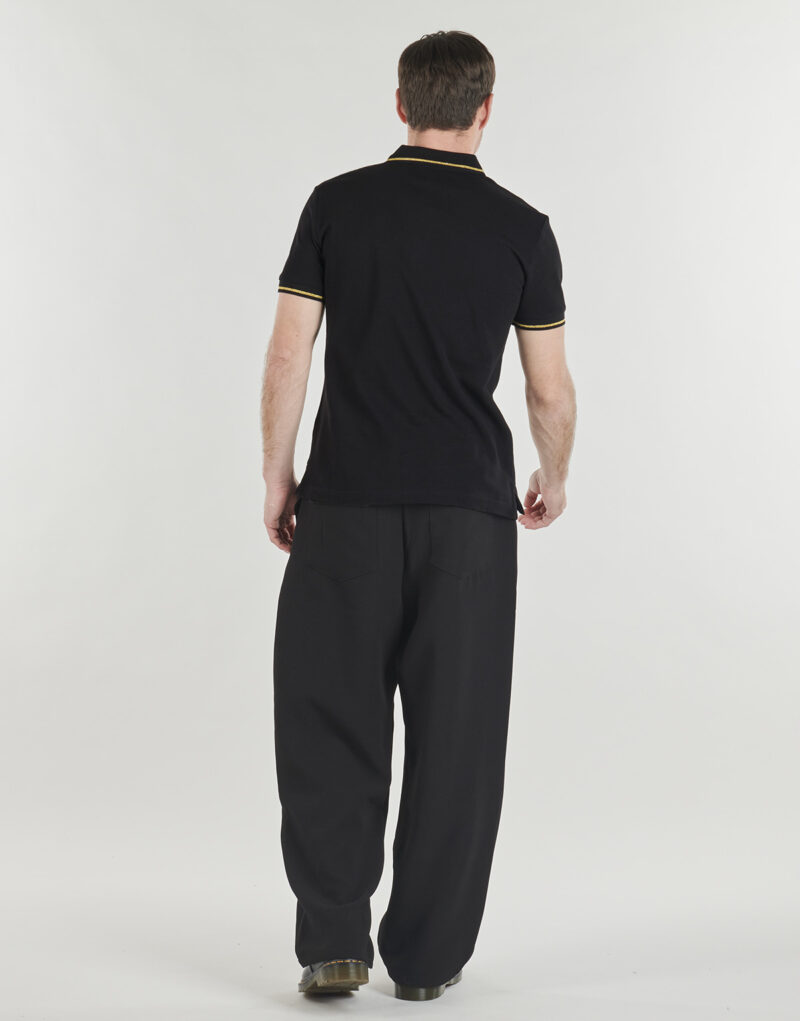 Versace Jeans Couture Polo 80GAGT05 Schwarzes Herren-Polohemd - Gr&ouml;&szlig;e 4