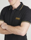 Versace Jeans Couture Polo 80GAGT05 Schwarzes Herren-Polohemd - Gr&ouml;&szlig;e 5