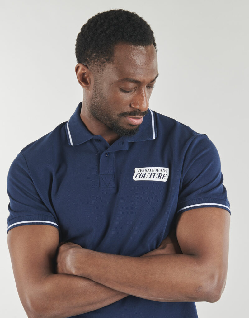 Polo Versace Jeans Couture 80GAGT17 Marine Polo Uomo - 5