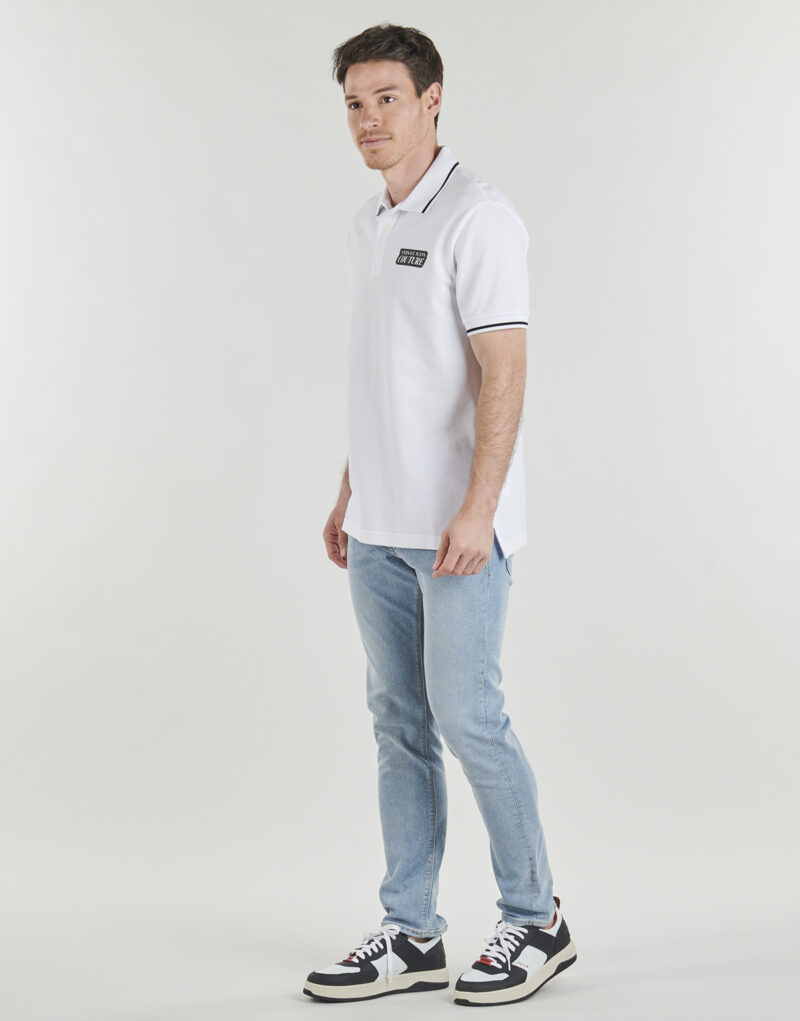 Polo Versace Jeans Couture 80GAGT17 Bianco Polo Uomo - 3