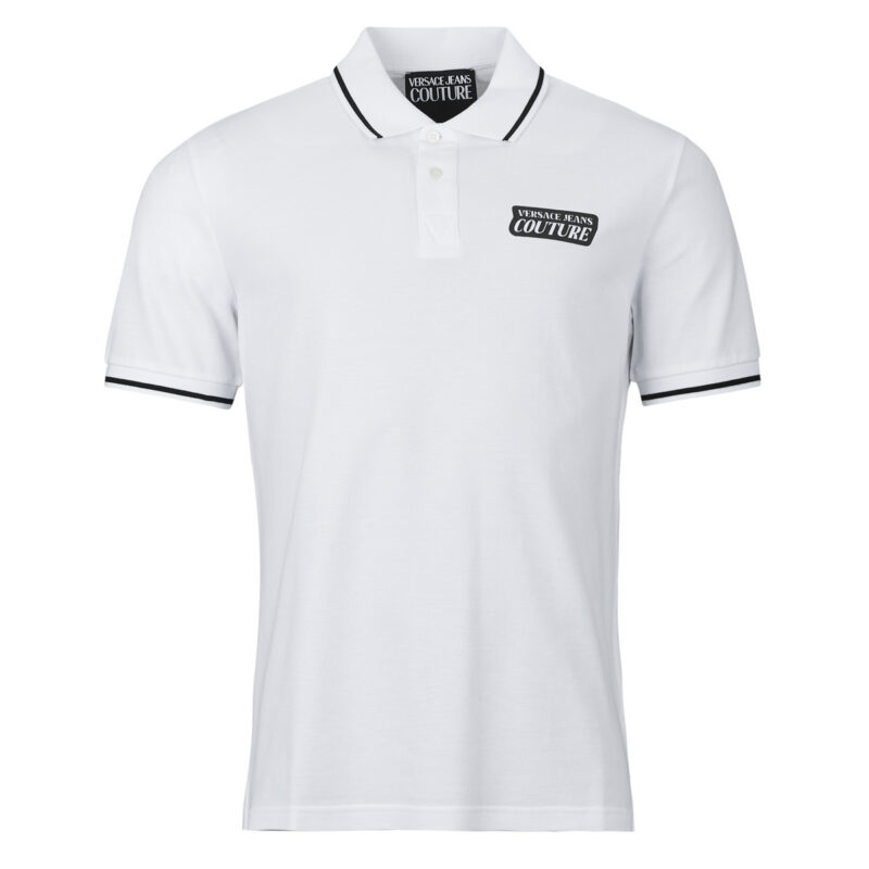 Polo Versace Jeans Couture 80GAGT17 Bianco Polo Uomo - 1