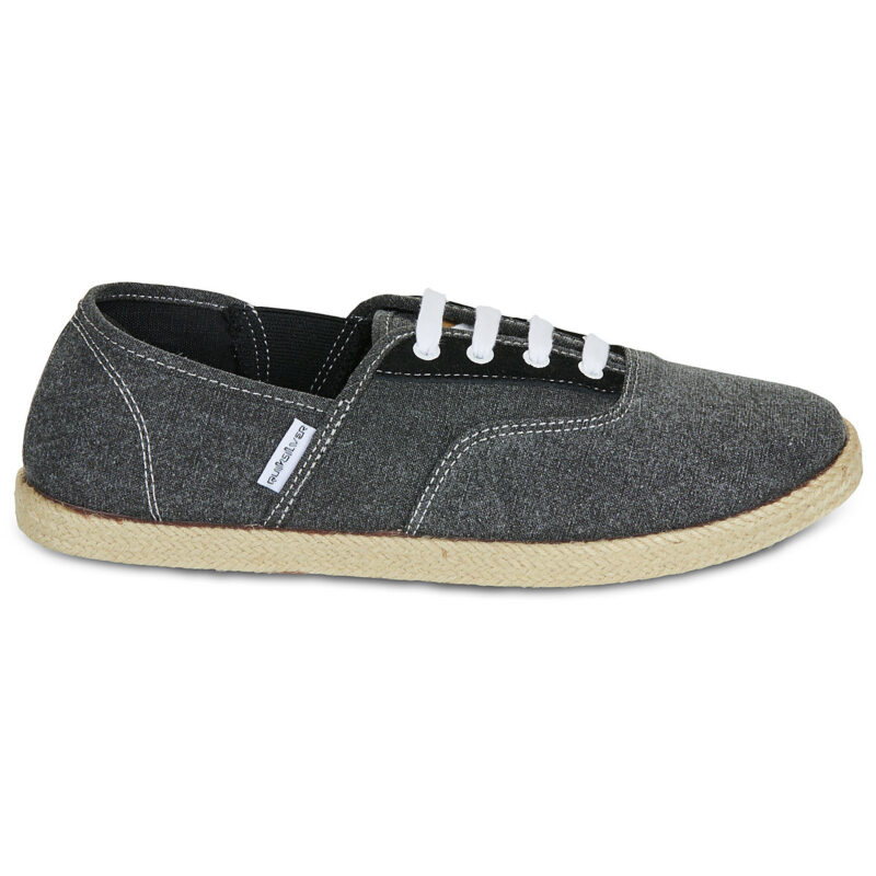 Quiksilver ESPADRILLED UP Schwarze Herren-Espadrilles - Gr&ouml;&szlig;e 2