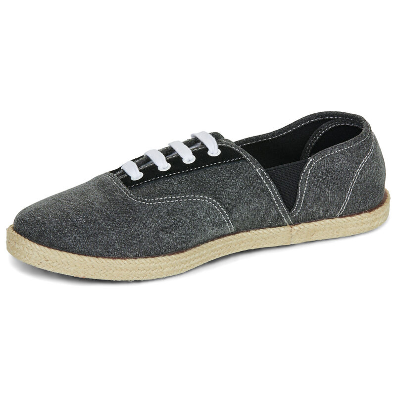 Quiksilver ESPADRILLED UP Schwarze Herren-Espadrilles - Gr&ouml;&szlig;e 4