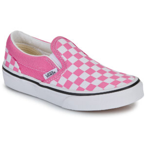 Scarpe bambini ragazza Vans  Classic Slip-On COLOR THEORY CHECKERBOARD Pink Fizz  Rosa Vans 198266327846