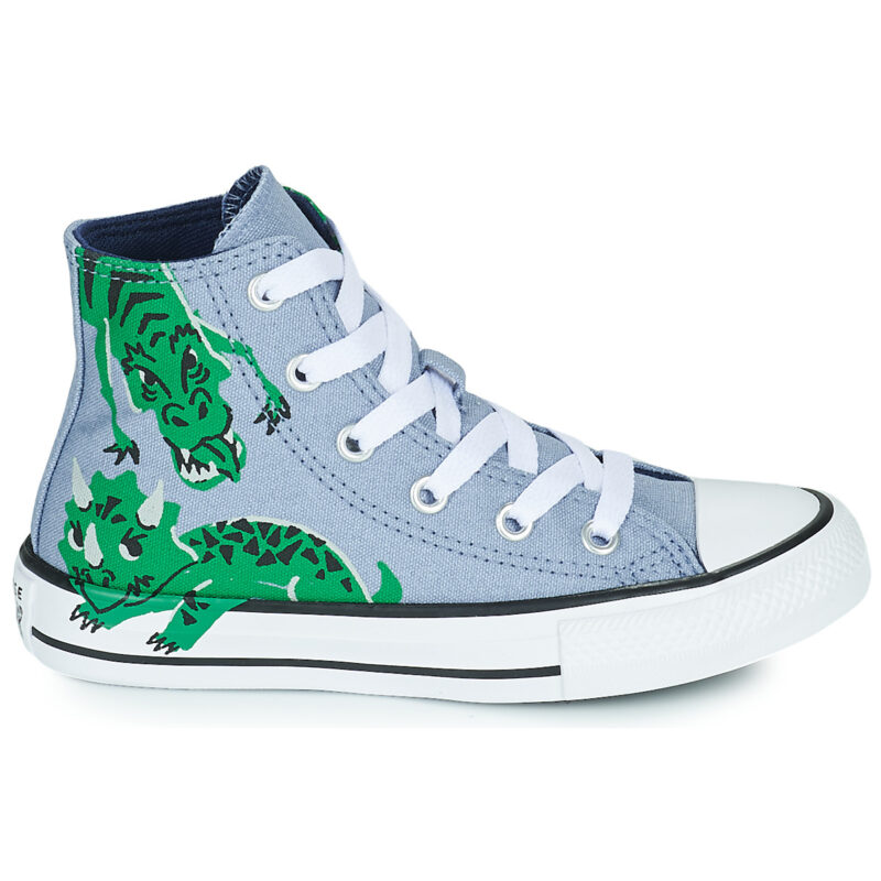 Converse CHUCK TAYLOR ALL STAR DINO DAZE HI Blu Sneakers Bambino - 2