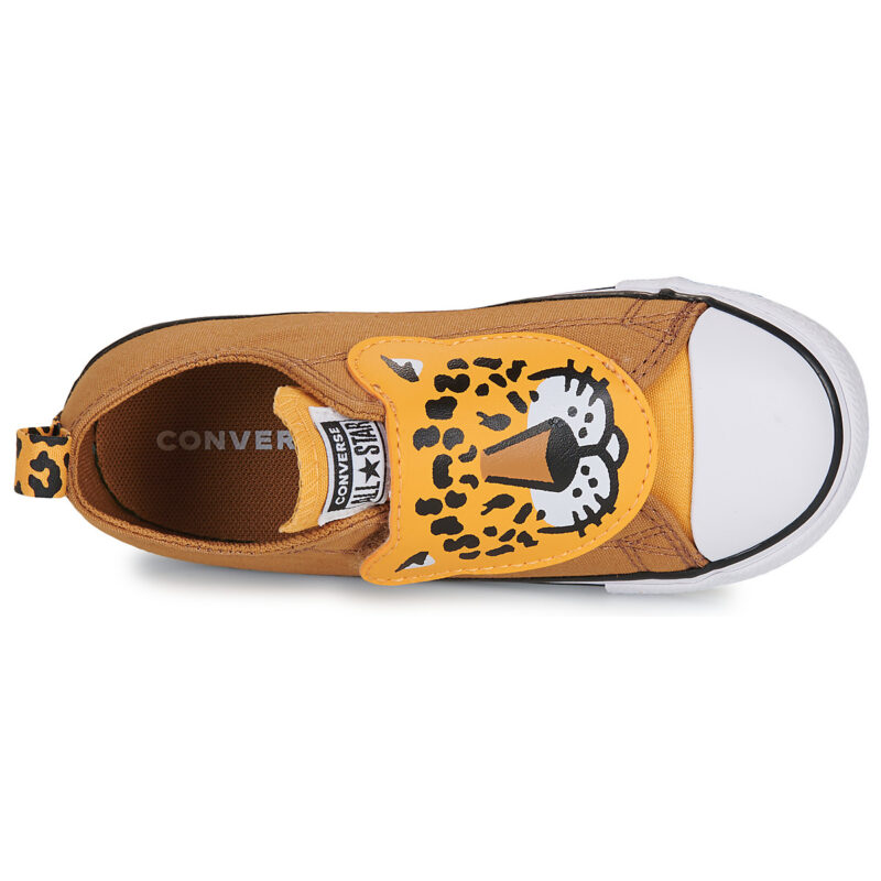 Converse CHUCK TAYLOR ALL STAR ONE STRAP LEOPARDS EASY-ON Marrone Sneakers Bambino - 6