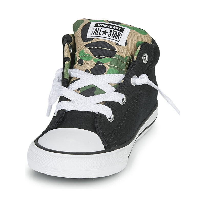 Converse CHUCK TAYLOR ALL STAR STREET CAMO - MID Nero Sneakers Bambino - 3