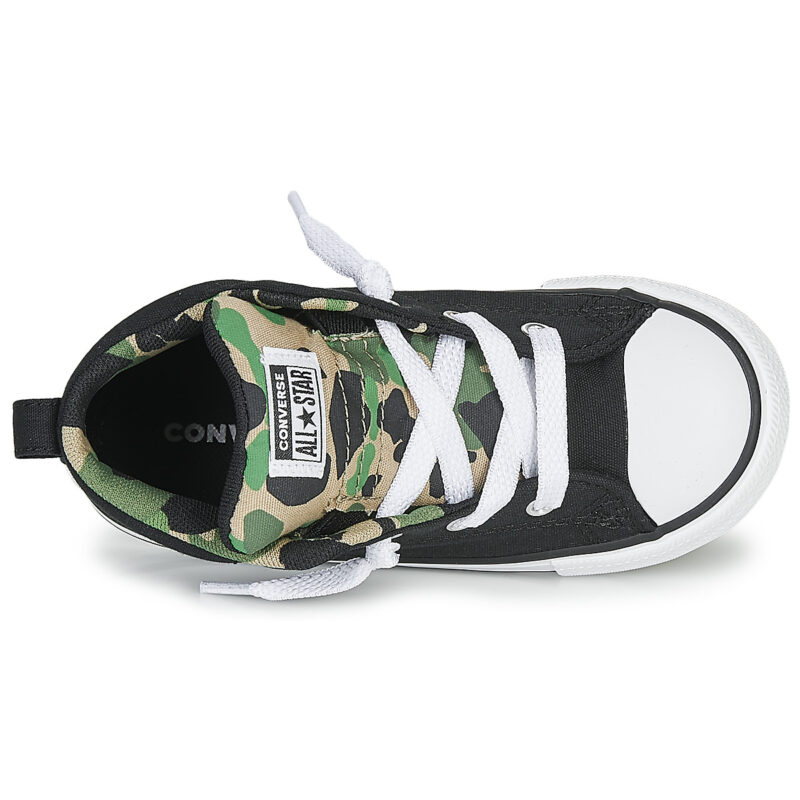 Converse CHUCK TAYLOR ALL STAR STREET CAMO - MID Nero Sneakers Bambino - 6