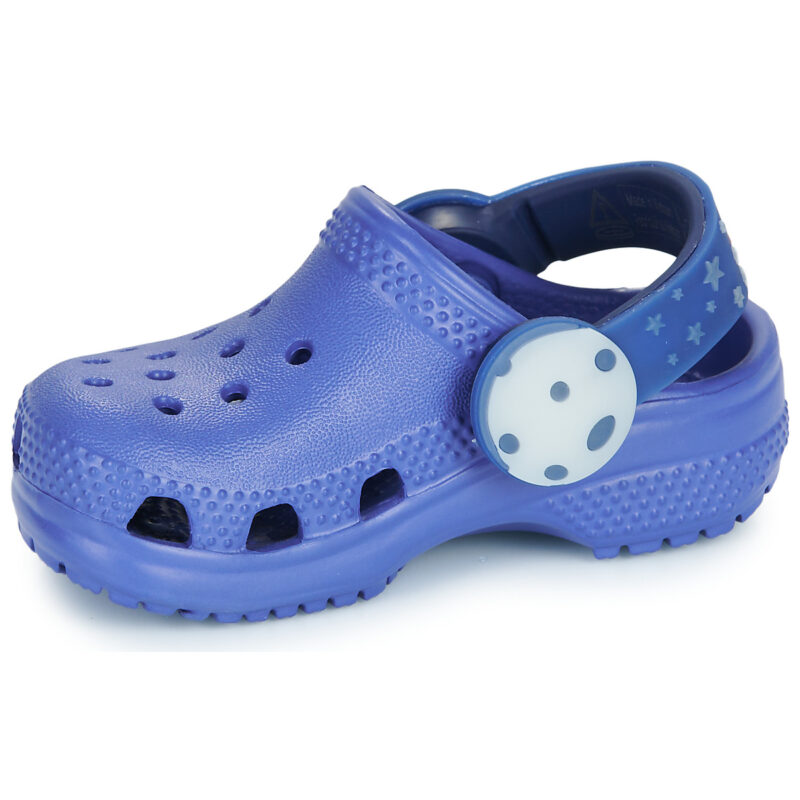 Crocs C Imagination LightsBkstrpCgT Blu Zoccoli Bambino - 4