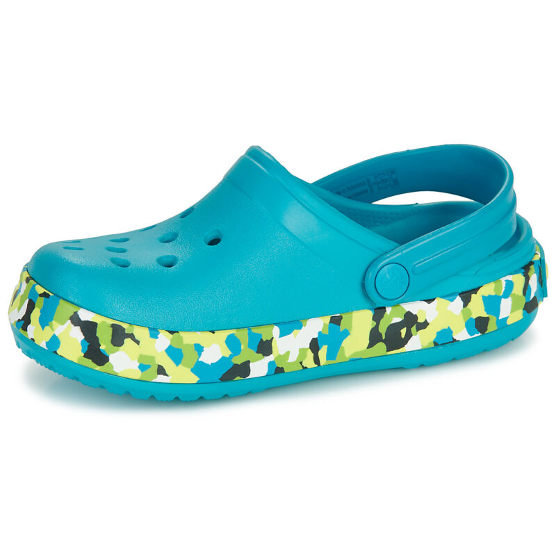 Crocs Crocband Glow Confetti BandCgK Bleu Sabots Enfant - 4