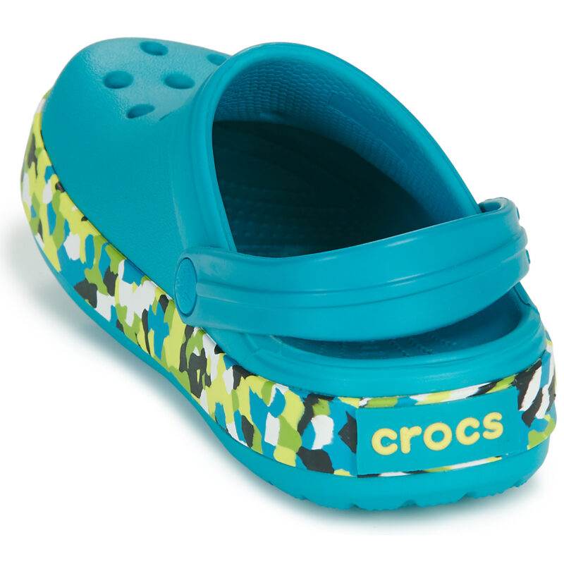 Crocs Crocband Glow Confetti BandCgK Bleu Sabots Enfant - 5