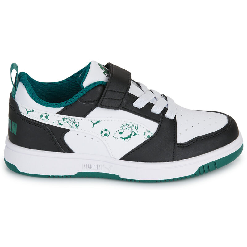 Puma RebV6 Lo SuperPumaAC+PS Weiß - Kinder-Sneaker - Größe 2