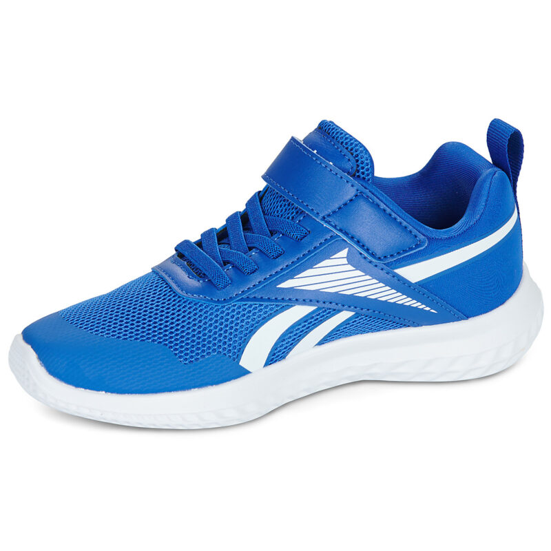 Reebok Sport RUSH RUNNER 5 ELASTIC LACE TOP STRAP Blu Scarpe da sport Bambino - 4
