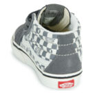 Vans SK8-Mid Reissue V GEO CHECK PEWTER Grau - Kinder-Sneaker - Größe 5