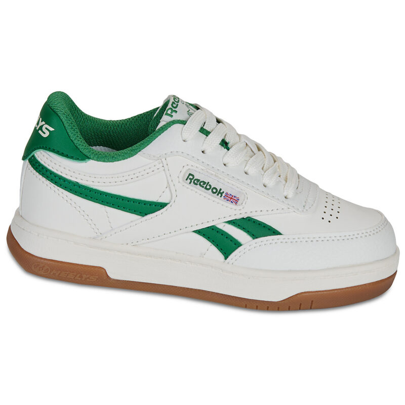 with rotelle ragazzo Heelys Reebok Club C White Shoes with rotelle Bambino - 2